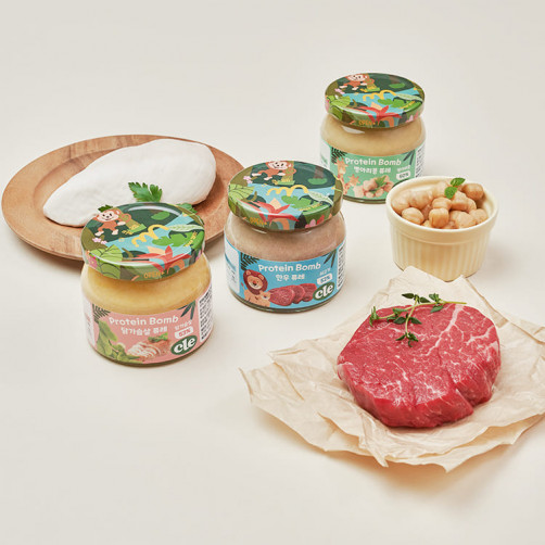 프로틴퓨레 3종(한우/닭/병아리콩)