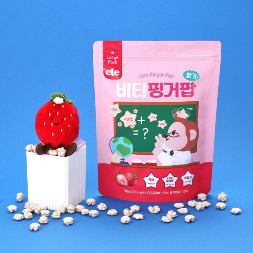 더 똑똑한 간식 '비타핑거팝 딸기' 1봉