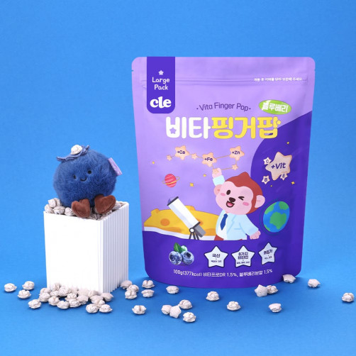 더 똑똑한 간식 '비타핑거팝 블루베리' 1봉